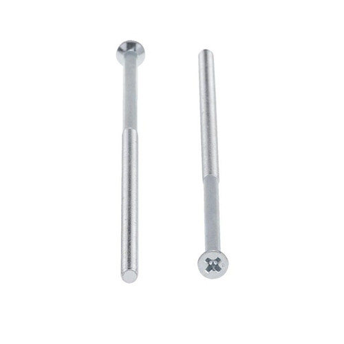 Lockwood Furniture Mount Screw M4 x 120 - Zinc Clear Cr3+ Chromate - SP1800-608ZP (Box of 10)