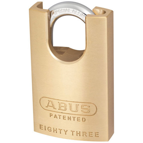 ABUS 83 Series Premium Rekeyable Padlock With 45mm Brass Body and 25mm Concealed Hardened Steel Shackle KD
