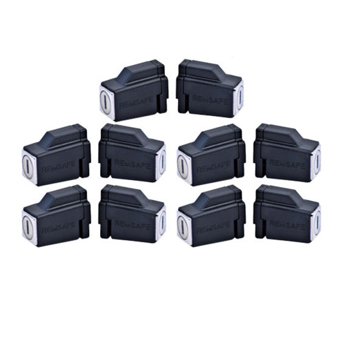 Remsafe Window Restrictor For Aluminium Sliding Windows Venlock (Box of 10) - Black