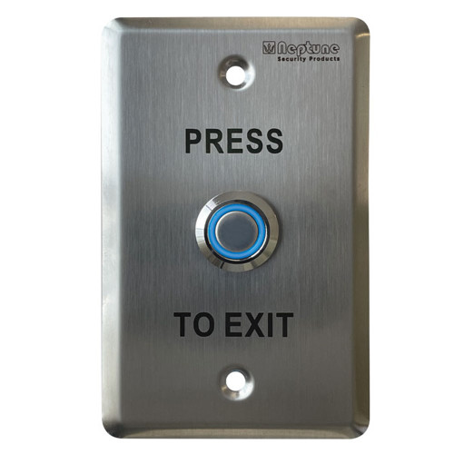 Neptune Press To Exit -ANSI -No/Nc/C -Led -0.9mm SS - Stainless Steel