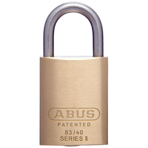 ABUS 83 Series Premium Rekeyable Padlock With 40mm Brass Body and 25mm Stainless Steel Shackle KD