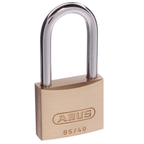 ABUS 65 Series Premium Padlock With 40mm Brass Body and 40mm Hardened Steel Shackle 65/40HB40