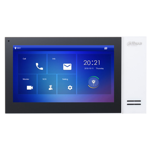 Dahua IP Indoor 7inch Residential/Apartment Intercom Touch Screen Monitor - DHI-VTH2421fw-P - White