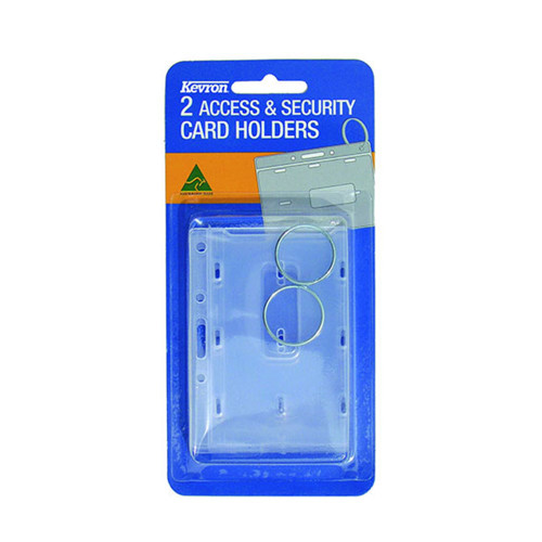 Kevron Card Holder ID18PP2 (Box of 2) - Clear