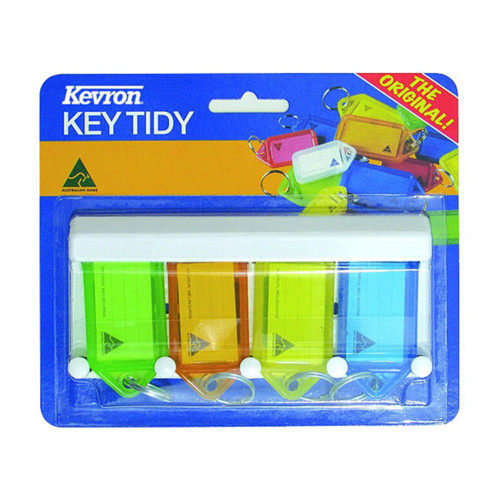 Kevron Key Tag Rack ID9 4 Tag Rack - Mixed Colours