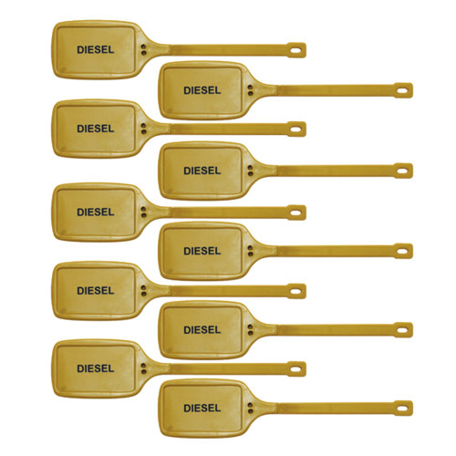 Kevron Container ID Tag ID12 DSL Diesel (Box of 10) - Mixed Colours