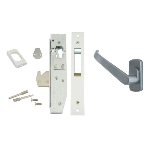 Dormakaba Narrow Stile Sliding Deadbolt with Escape Lever Only - Satin Chrome