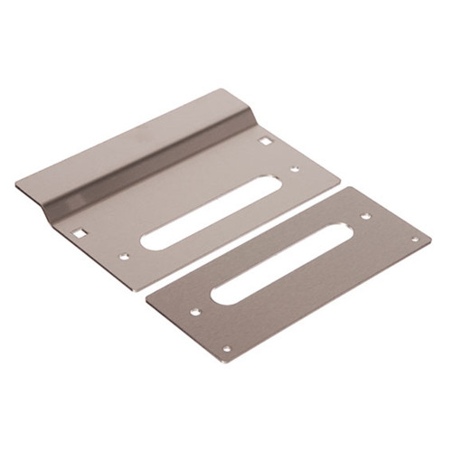 BDS Blocker Plate Set For Plate Furniture and 60mm Backset Mortice Lock 179x120+75mm SS - Silver