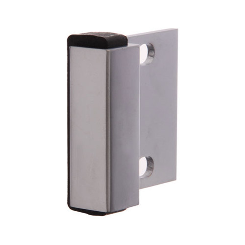 Metlam 101 Bumper Non Concealed with Screw Fixings - Satin Chrome Pearl