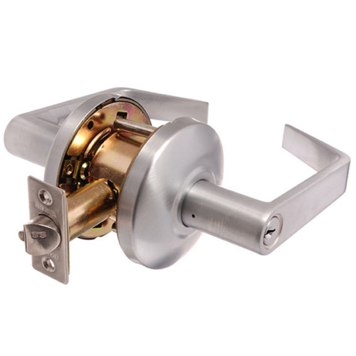 Brava Metro EU Series Classroom Lever Set Non-Clutching 70mm Backset - Satin Chrome