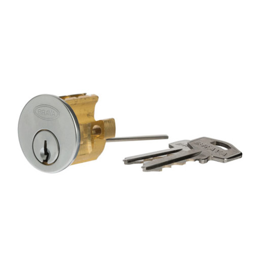 Brava Urban Rim Cylinder TE2 Profile KD - Satin Chrome