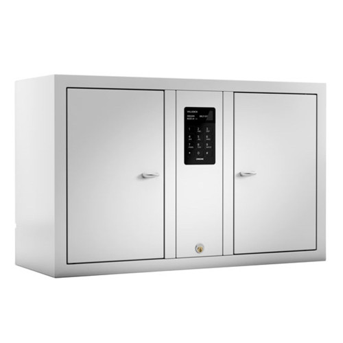 Creone Valuebox System 7002S Backup Battery Audit Trail 2 Door Unit - White