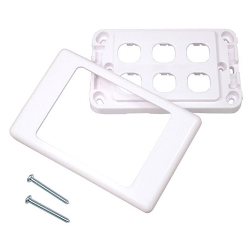 Neptune 6 Gang Wall Plate suits Clipsal Mech