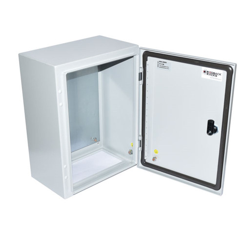 Redback Racks Compact Steel Enclosure - 300mm(H) X 300mm(W) X 200mm(D) - IP66 and IK10 - White