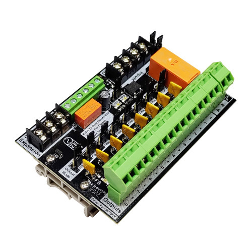 Jack Fuse Power Port 8 Way Premium Power Distribution Module with Fire Trip - Self Healing Fuses and Auxiliary Relay