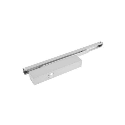 Briton Door Closer Track Arm EN1-3 with Backcheck In - Silver