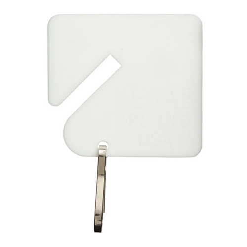HPC Kekab Plain Key Tags (Box of 20) - White
