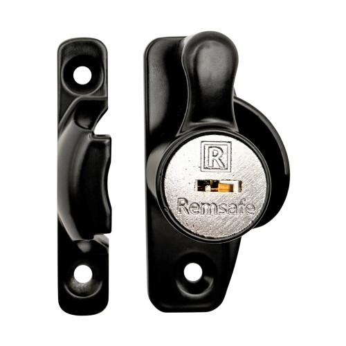 Remsafe Window Restrictor Sash Lock - Black