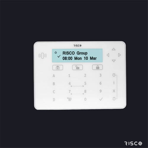 Risco Elegant Keypad - Suits Lightsys+ and Lightsys2 - White
