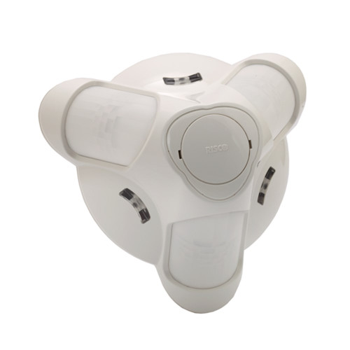 Risco Lunar Grade 3 Industrial 360 Degree Dual Tech Ceiling Mount Detector - Anti-Mask - Act & Greenline