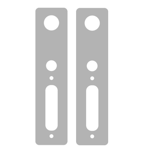 ADI Cover Plate For Salto XS4 Escutcheon Wide In Brushed (Box of 2) - Stainless Steel