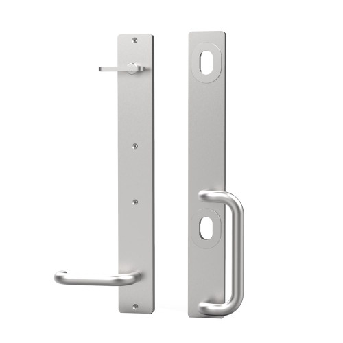 AMS Dual Lock Lever Handle Pair Handles With Turn Snib LH - Pair - Stainless Steel