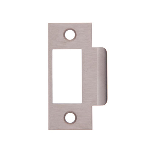 BDS Stainless Steel Extended T Strike Plate with Long Lip for Mortice and Tubular Latches - 70 x 43 x 1.2 mm
