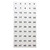 Telkee Perf Number Sheet - White