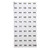 Telkee Perf Number Sheet - White