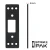 LOCKTON StrikePak PE4 EXTRA PACKER - 4mm Thick - Black