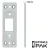 LOCKTON StrikePak PE8 EXTRA PACKER - 8mm Thick - Silver