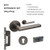 Zanda EPIC Entrance Set - 60mm Key/Key Zanda EPIC Entrance Set - 60mm Key/Key