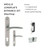 Zanda Apollo LongPlate Entrance 60 Key/Key Zanda Apollo LongPlate Entrance 60 Key/Key