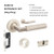 Zanda Zurich Entrance Set - 70mm Key/Key Zanda Zurich Entrance Set - 70mm Key/Key