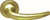 Austyle Door Lever on Rose Brass