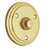 Superior Brass Bell Plate Edged Round 67mm