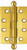 Superior Brass Butt Hinge Ball Tip Loose Pin 85x60mm - Polished Brass