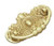 Superior Brass Cabinet Fitting 48x85mm - Polished Brass
