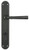Superior Brass Entrance Lever 47.6mm Euro Locks 255x42mm - Matt Black