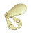 Superior Brass Escutcheon Oval Vic. Covered