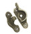 Superior Brass Fitch Fastener Iron Decorative - Black 20mm