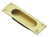 Superior Brass Flush Pull 100x35mm