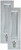 Austyle Flush Pull Rectangle (Euro Cylinder Hole) 220mm - Satin Chrome