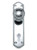 Superior Brass Knob Latch (CC 85mm) 230x48mm - Polished Chrome