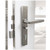 Austyle Lever Entrance Set (myLOCK) 228x32mm - Satin Stainess Steel (42350M)