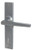 Austyle Narrow Lever Sets (Privacy) 200x36mm - Satin Chrome