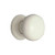 Superior Brass Porcelain Knob Per 2 32mm - White (8030)