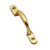 Superior Brass Pull Handle 100mm - Polished Brass