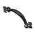 Superior Brass Pull Handle Iron - Black 125mm