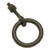 Superior Brass Ring Pull Iron - Black 55mm